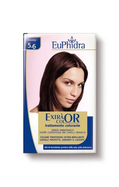 Tinta Per Capelli Colorazione Permanente Mogano 56 Euphidra Extracolor